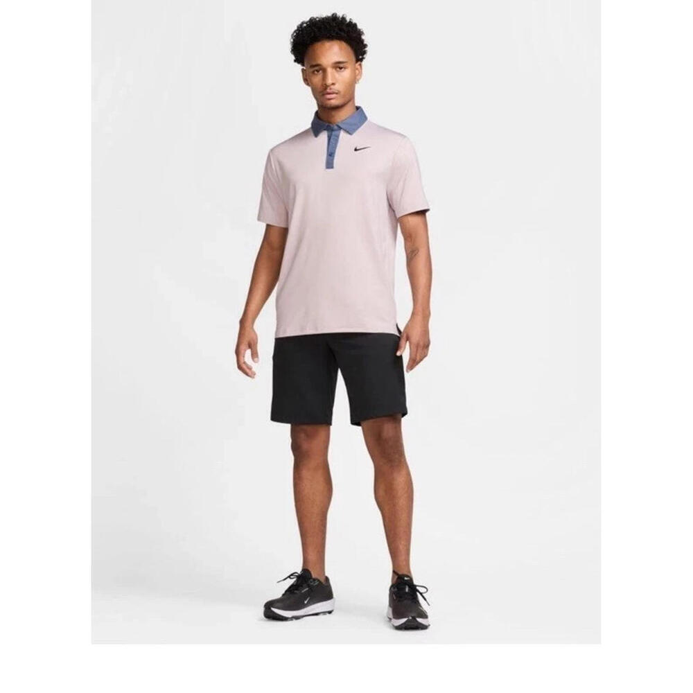 $80 NWT Nike Dri-FIT Tour Contrast Golf Polo Platinum Violet Size XXL FZ7501-019 - Picture 5 of 7